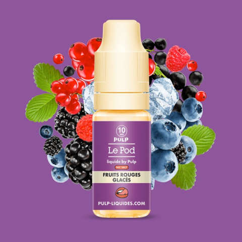 FRUITS ROUGES GLACS 10ML - POD BY PULP NIC SALT