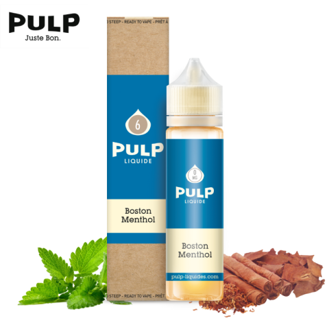 PACK BOSTON MENTHOL 60ML - PULP